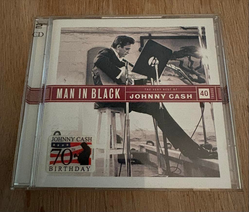 Johnny Cash Man In Black (The Very Best Of) 2CD, Ophalen of Verzenden, Zo goed als nieuw, Boxset