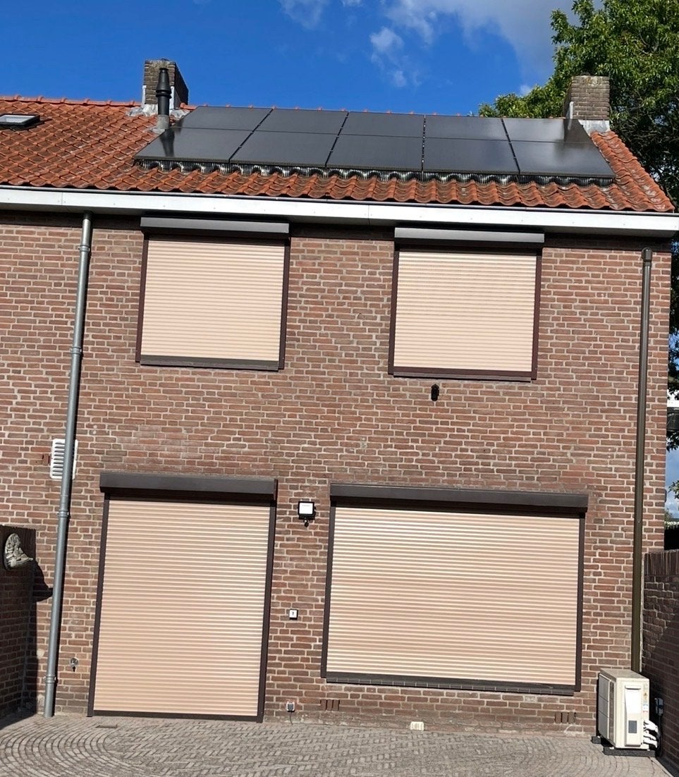 Rolluiken voor ramen en deuren - Beige, Ophalen, Gebruikt, 150 tot 200 cm