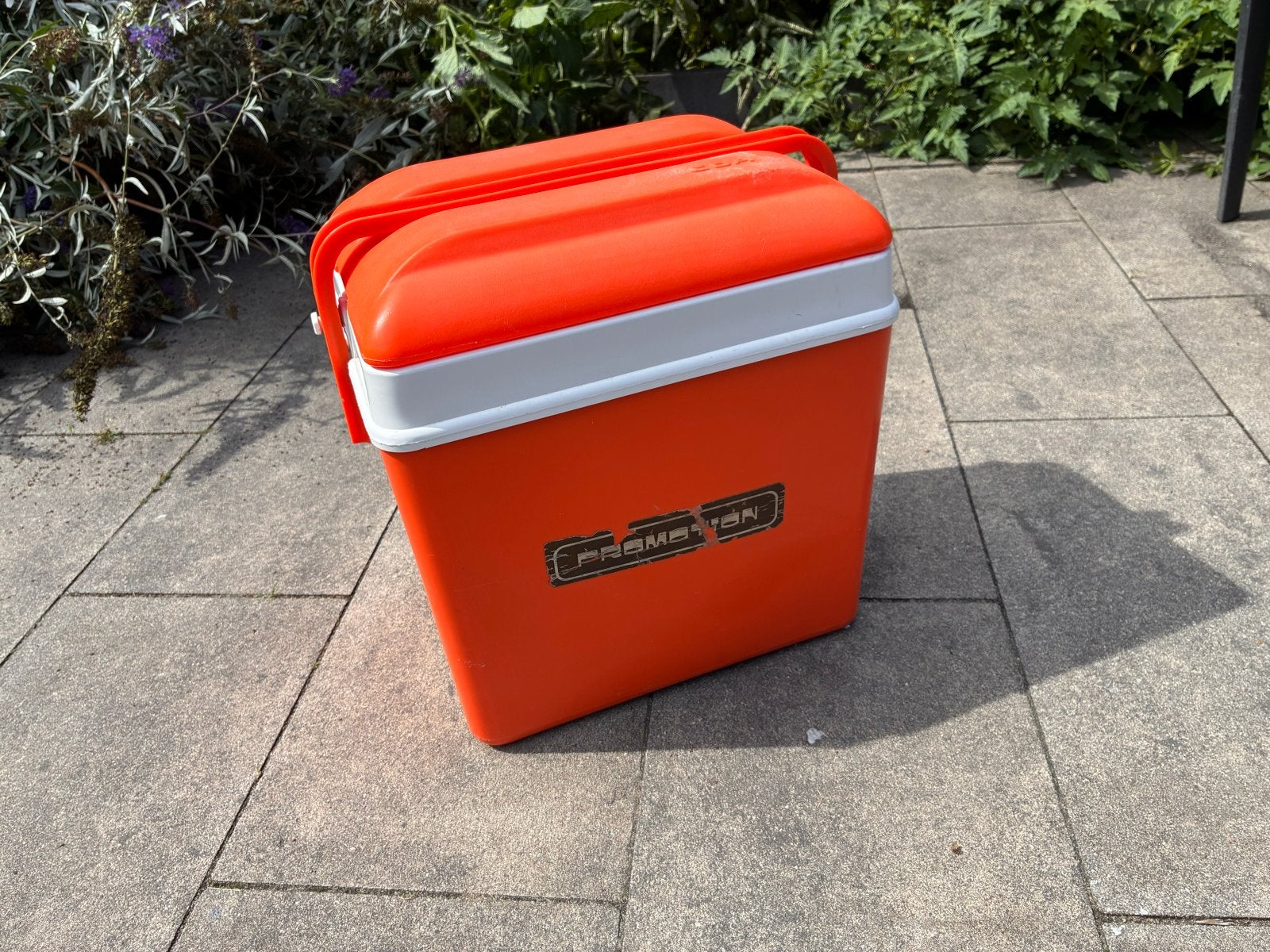 Oranje Koelbox - Ideaal voor picknick of camping, Ophalen, Gebruikt, Koelbox, Koelelement