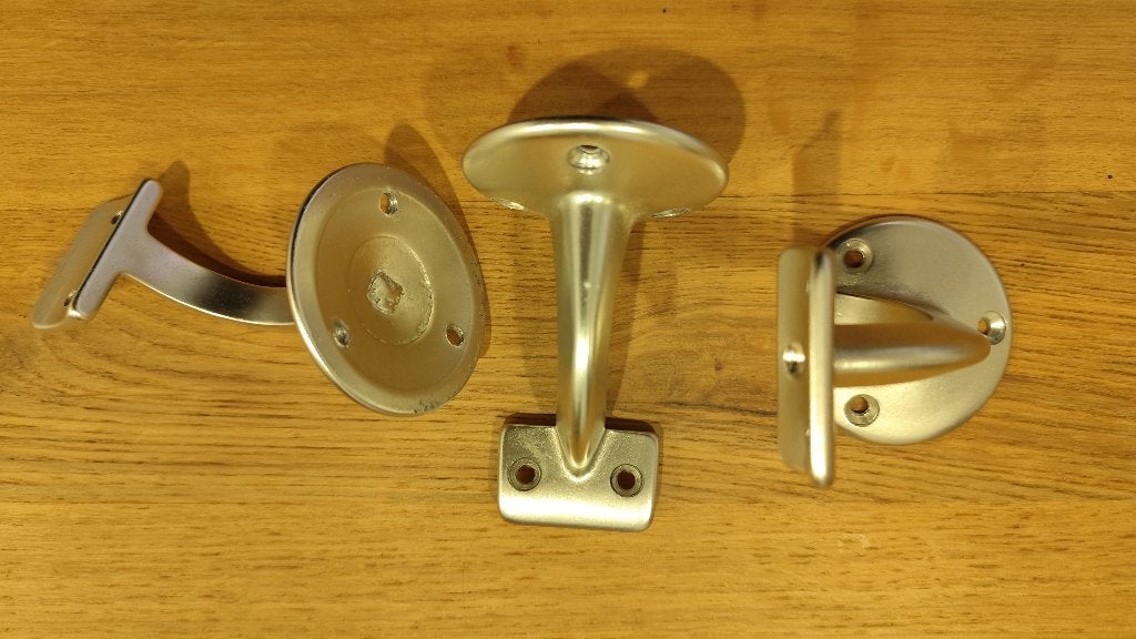 Aluminium leuninghouders, Ophalen of Verzenden, Zo goed als nieuw, Overige materialen, Overige typen