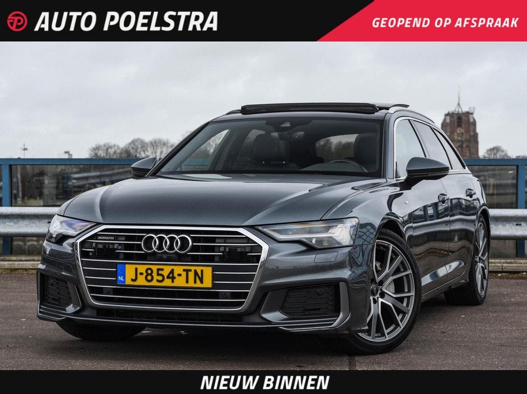 Audi A6 Avant 40 TDI quattro S-Line | Panoramadak | ACC | 36, Automaat, Gebruikt, 23 km/l, Leder
