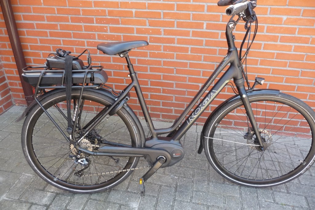 MOOIE DAMES ELECTRO FIETS KOGA FRAME H:54 CM 7 VERSNELL:, Ophalen, 53 tot 56 cm, Batavus, Versnellingen