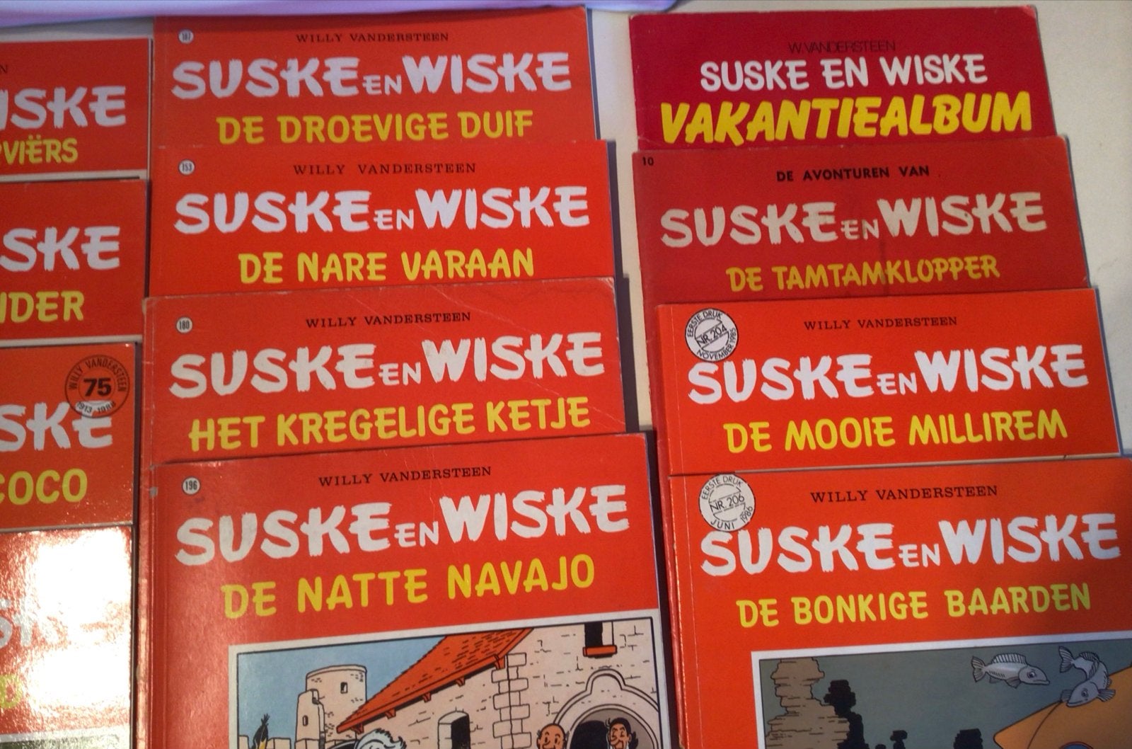 15 Suske en Wiske stripboeken - Diverse titels, Meerdere stripboeken, Ophalen of Verzenden, Gelezen