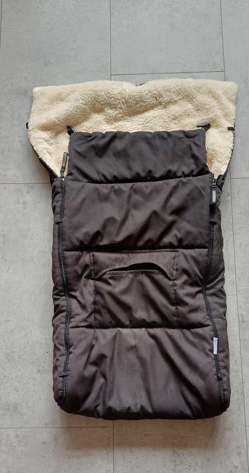 Voetenzak voor kinderwagen/buggy zwart, Ophalen of Verzenden, Gebruikt