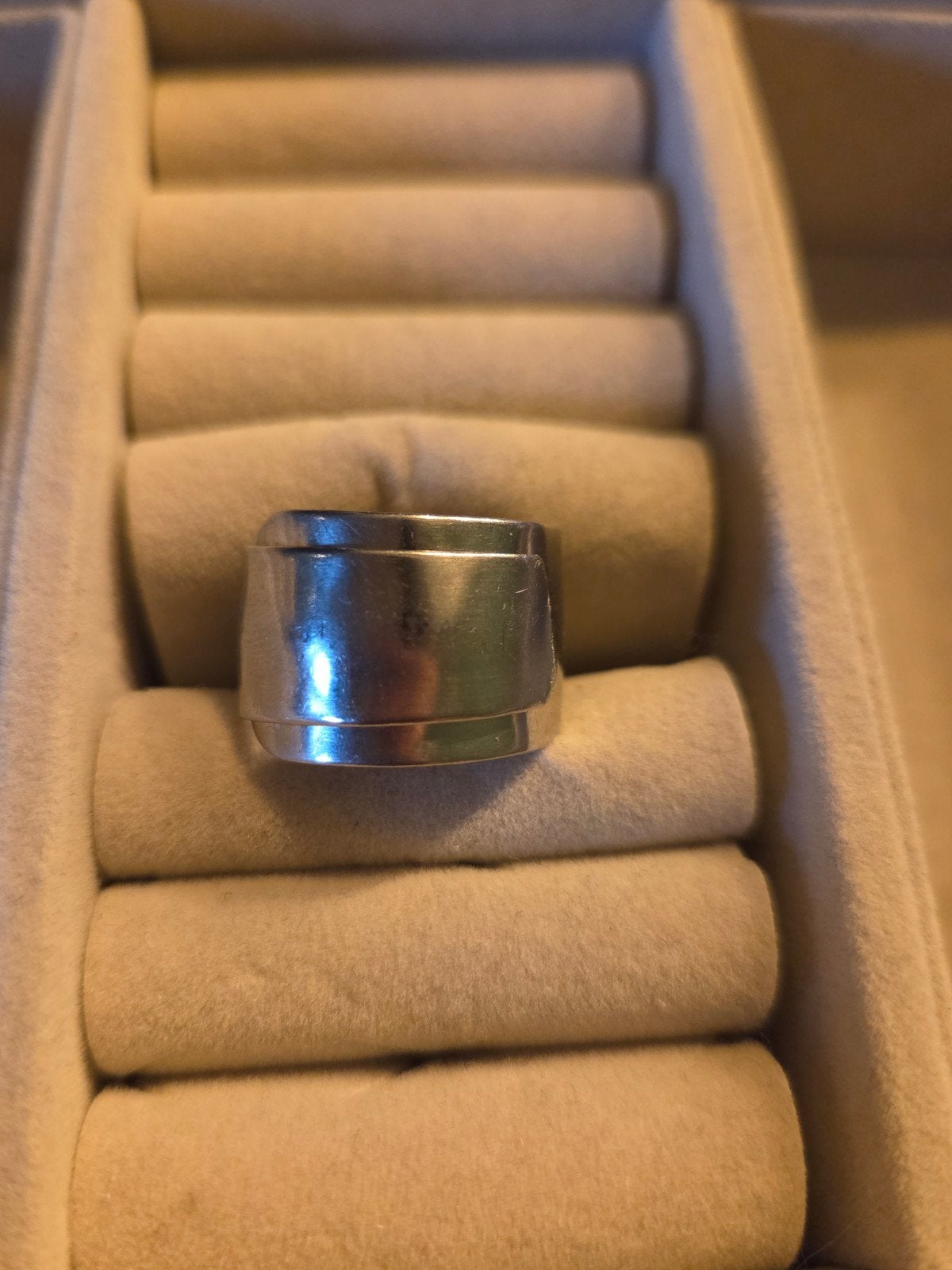 Zelfgemaakte ring, maat 18,5, Ophalen, Nieuw, Dame of Heer, Zilver