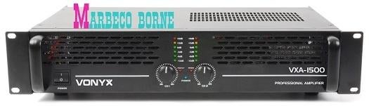 Stereo Versterker, Amplifier VXA-1500 II 2x 750W, PA, Vonyx, Nieuw, Info@marbeco.nl, Overige instrumenten