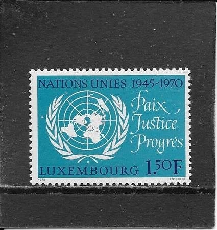 Luxemburg 25 jaar VN, Ophalen of Verzenden, Luxemburg, Postfris
