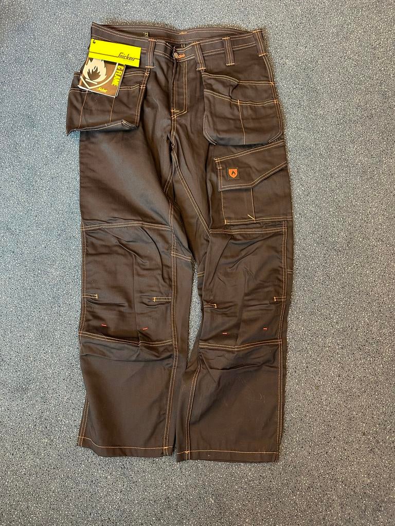 Snickers 3257 Vlamvertragende Werkbroek Zwart Maat 52, Ophalen of Verzenden, Nieuw