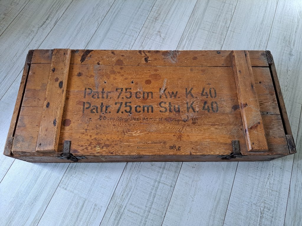 Panzer IV en Stug III/ IV munitie krat kist, Ophalen of Verzenden, Landmacht, Duitsland, Kist of Geocache