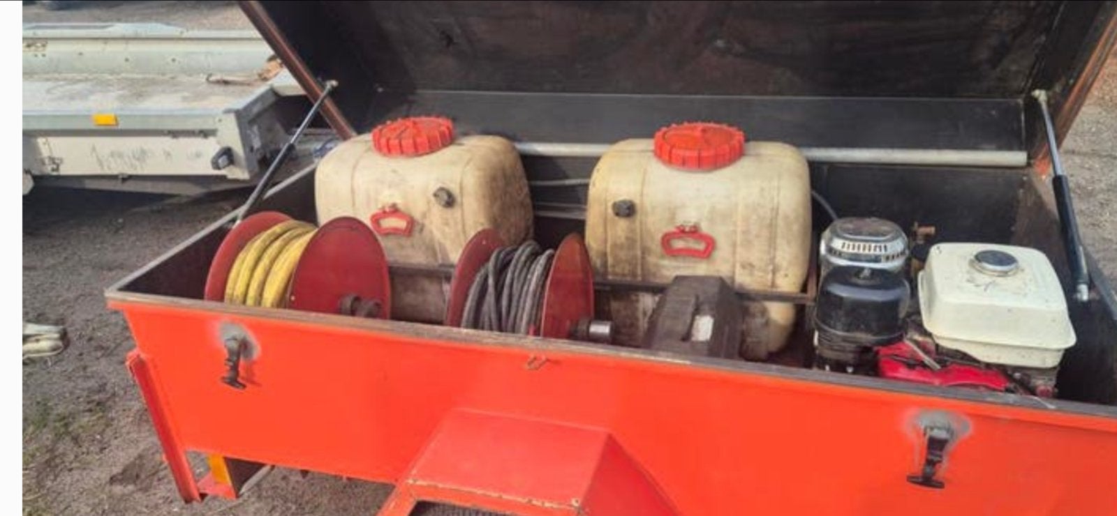 Rioolontstoppingsaanhanger - Werkend, heeft onderhoud nodig, Auto diversen, Aanhangers en Bagagewagens, Ophalen of Verzenden, Gebruikt