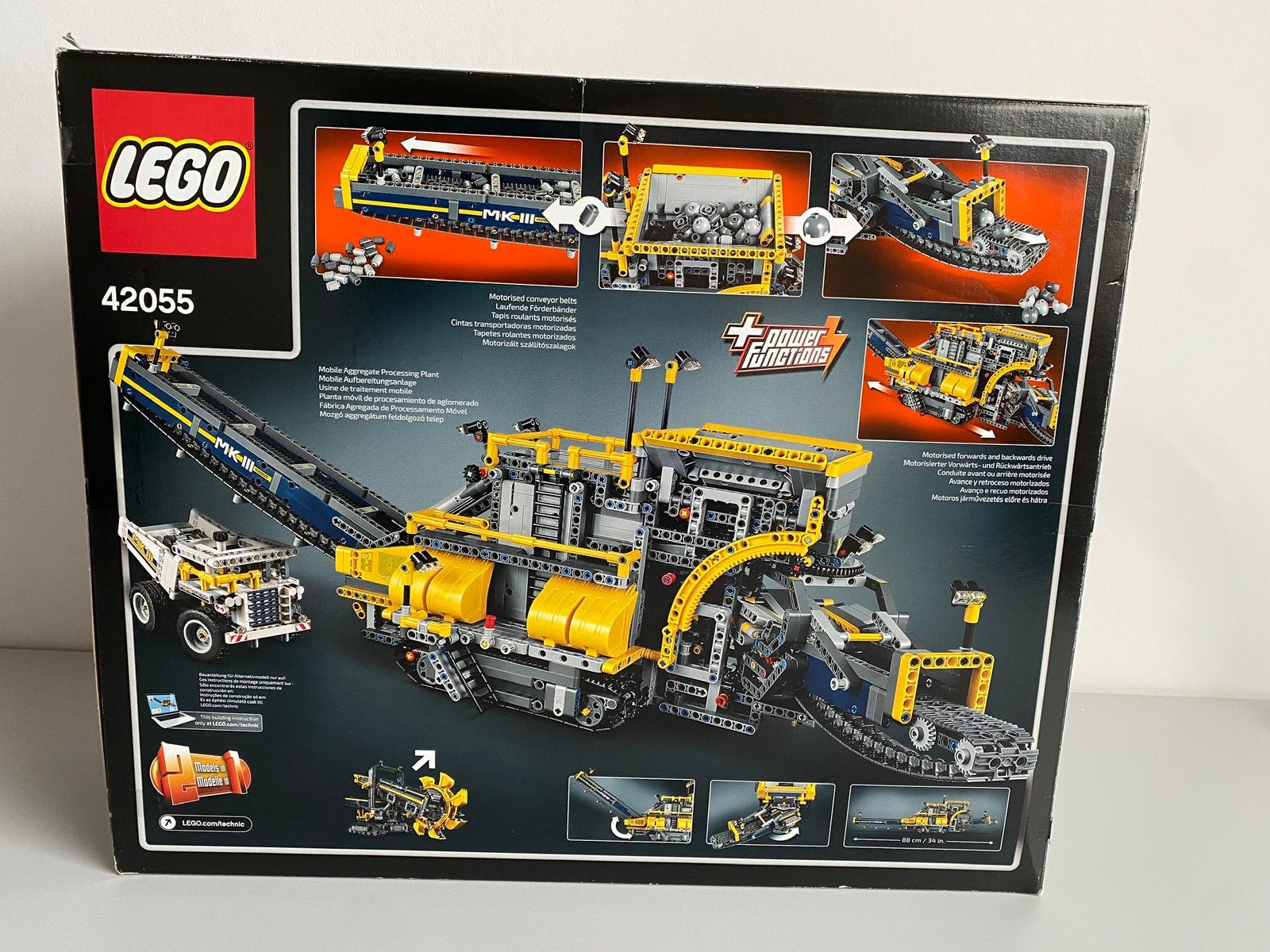 Lego technic 42055 bucket wheel excavator, Ophalen of Verzenden, Zo goed als nieuw