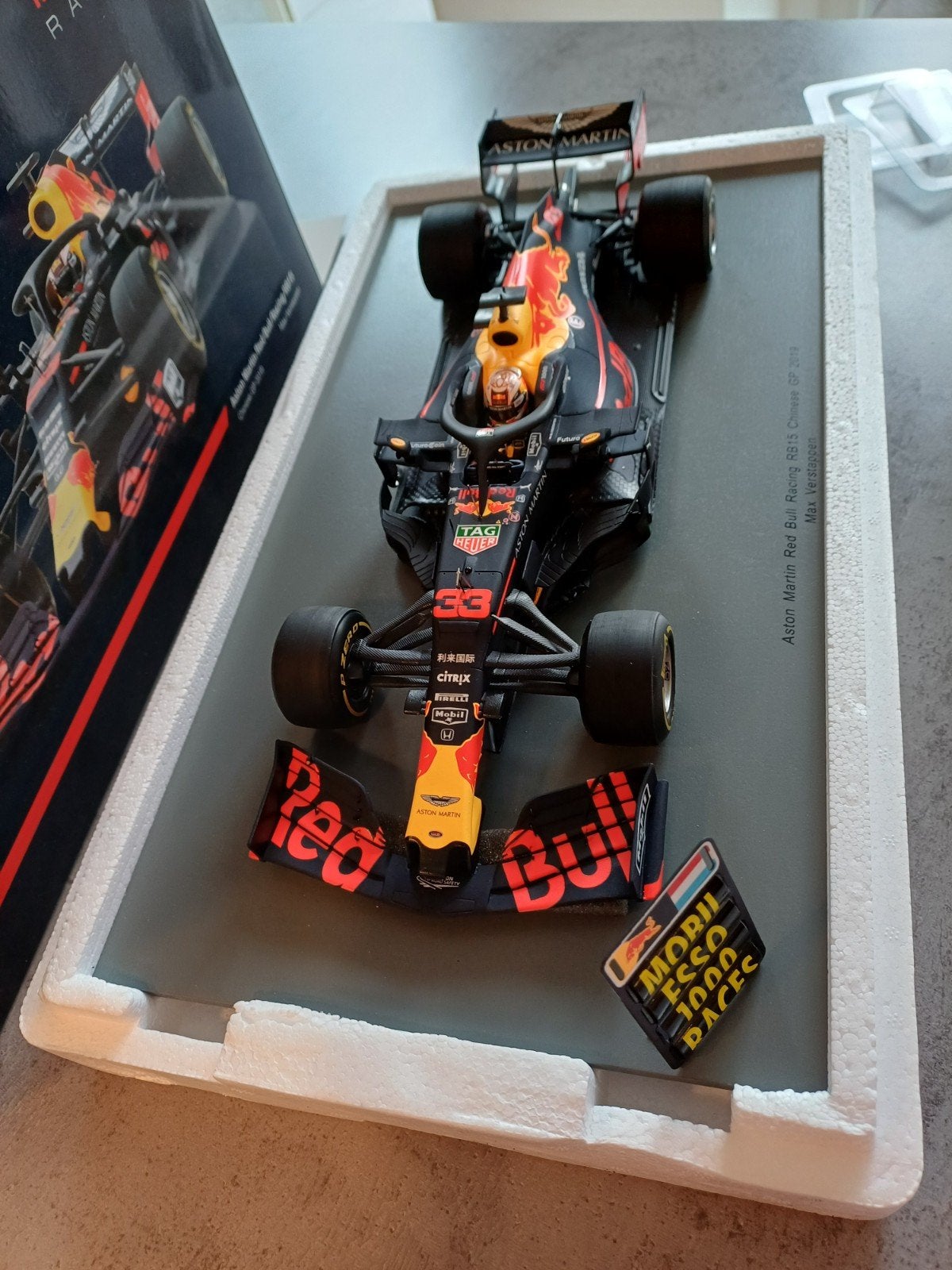 Schaalmodel Max Verstappen Red Bull RB15 Chinese GP 2019, Ophalen of Verzenden, Nieuw, Formule 1