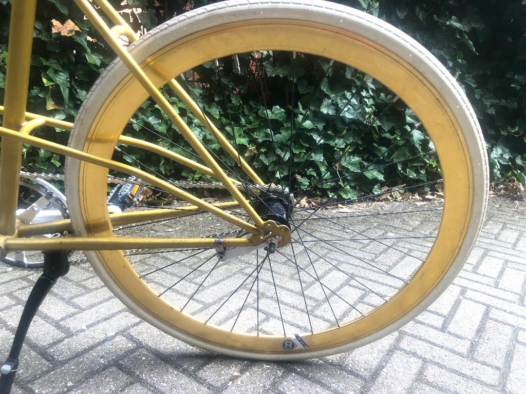 Gave Funky Gouden Fixie!, Terugtraprem, (Extra) lage instap, Zo goed als nieuw, Minder dan 47 cm