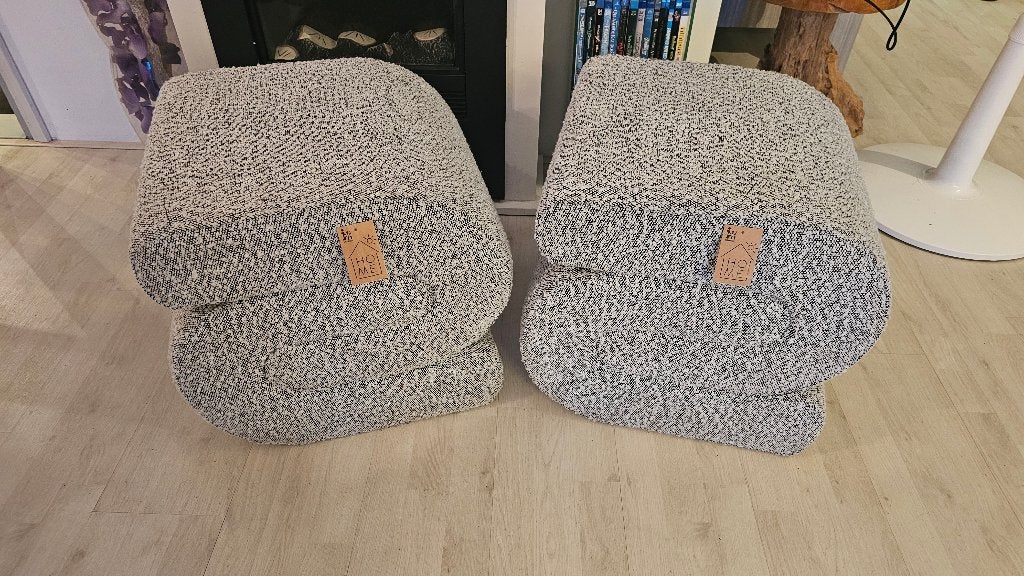 Intratuin Home Poefjes! Type Nelly! NIEUW! Van 70 voor 30!, Ophalen, Minder dan 50 cm, Rond, Nieuw