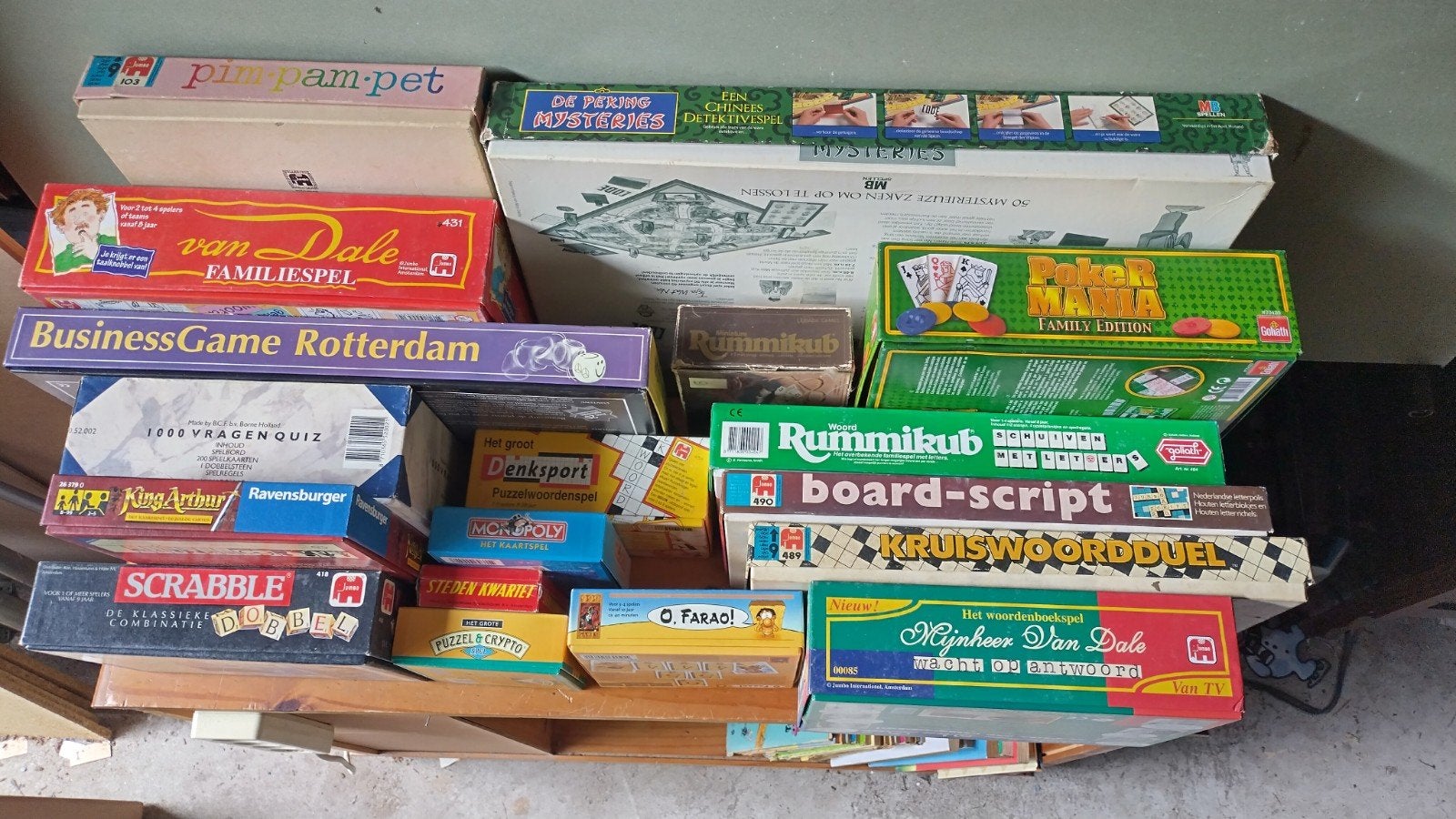 Diverse Bordspellen en Gezelschapsspellen - Grote Collectie, Vijf spelers of meer, Ophalen, Gebruikt, Diverse uitgevers