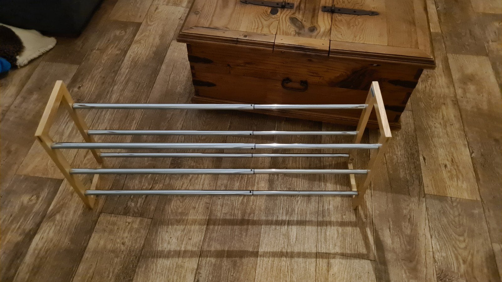 Schoenenrek uitschuifbaar ca 63-117cm, Huis en Inrichting, Ophalen, Gebruikt