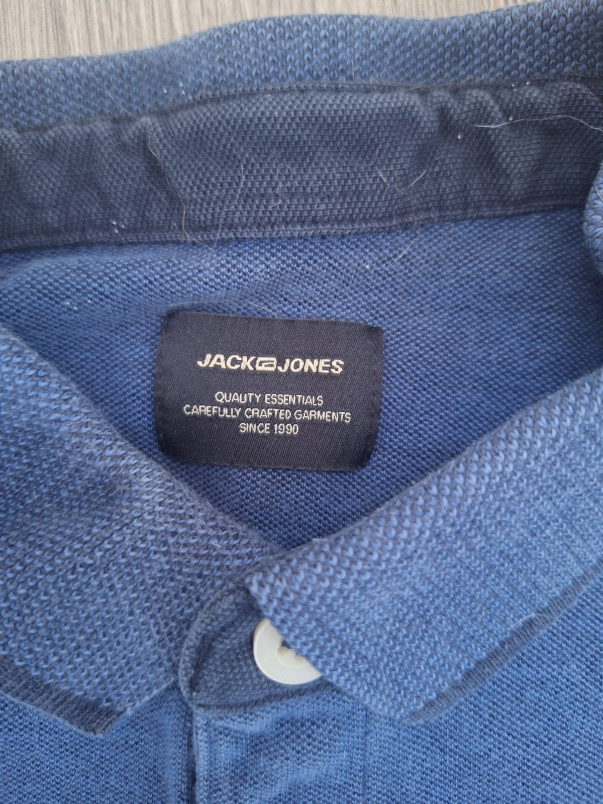 Blauwe Jack & Jones polo, Maat 52/54 (L), Blauw, Ophalen of Verzenden, Zo goed als nieuw