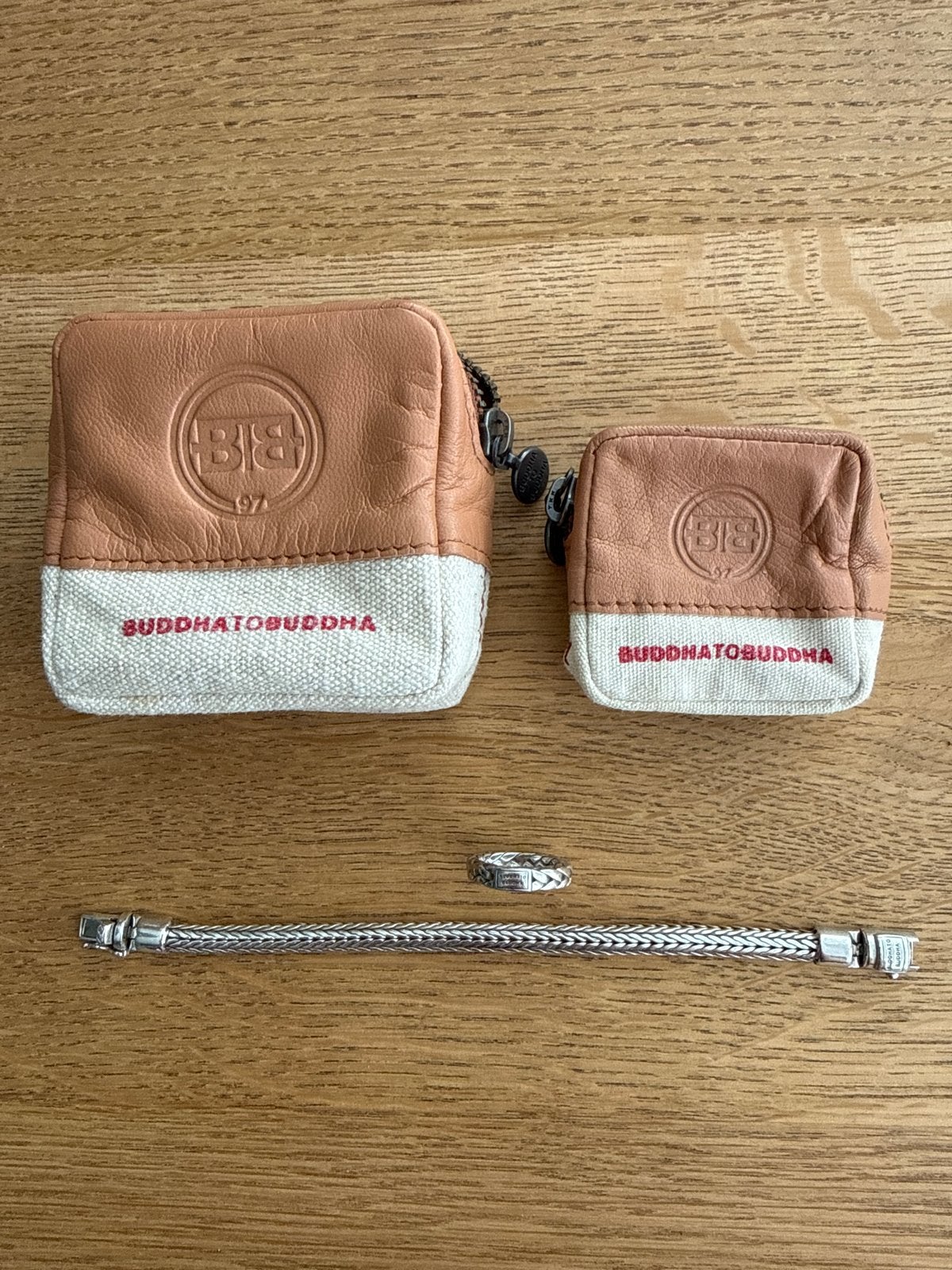 Buddha to Buddha set Ellen armband en ring, Ophalen of Verzenden, Zo goed als nieuw, Zilver