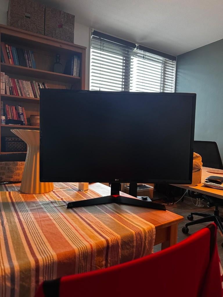 LG 27'' Full HD monitor 75 Hz, 1ms reactietijd+hdmi kabel, Ophalen, HDMI, IPS, Full HD
