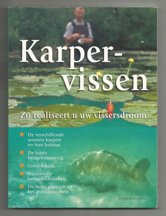Karper vissen - Andreas Janitzki, Ophalen of Verzenden, Zo goed als nieuw, Watersport en Hengelsport