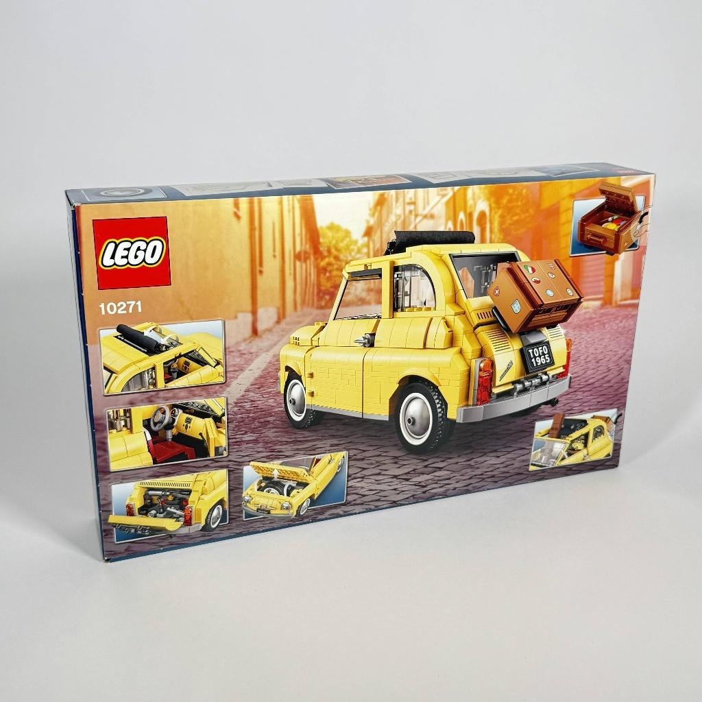 LEGO Creator Expert 10271 Fiat 500 Yellow – Nieuw, Lego, Nieuw, Ophalen of Verzenden, Ongeopend/sealed