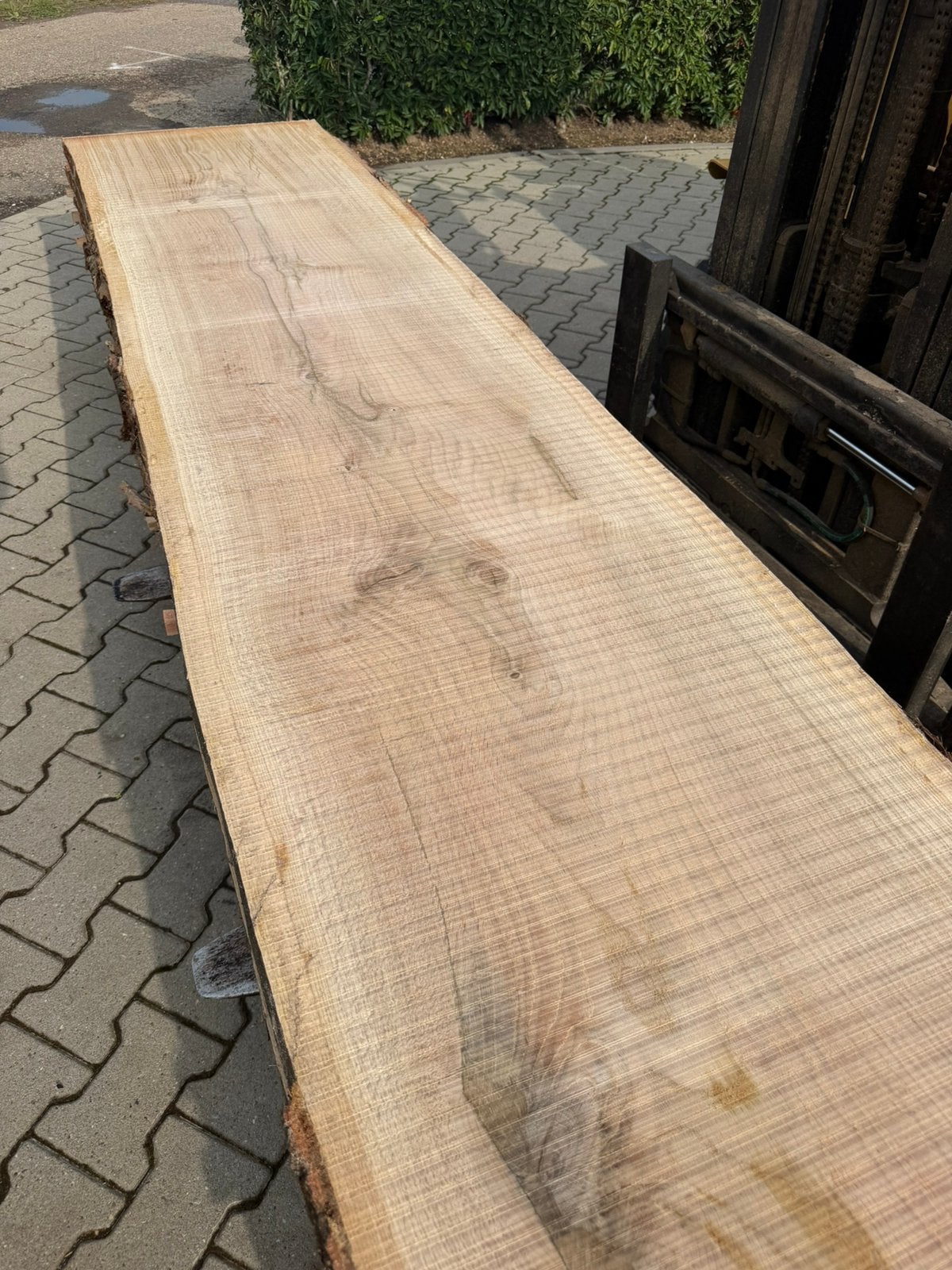 Zeer mooie eiken Schaaldelen 365x60-70x4cm, Ophalen, Zo goed als nieuw, 250 cm of meer, Planken