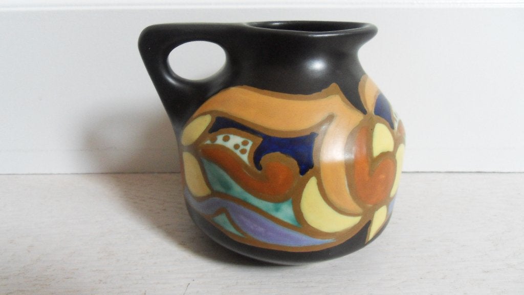 Plateel kannetje / Platele kan Art Deco OLA Nr 254 (Huizen), Antiek en Kunst, Ophalen of Verzenden