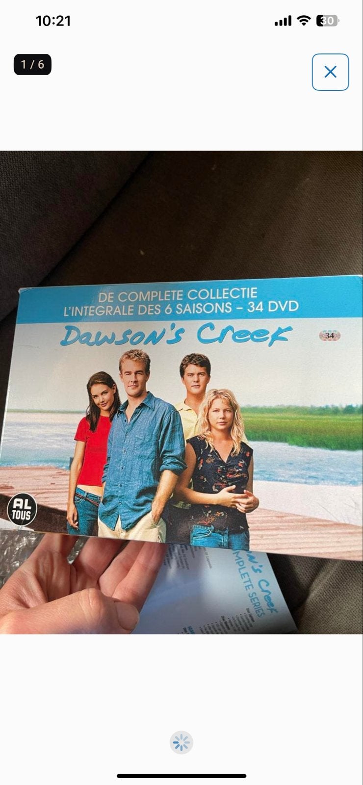 Dawson's Creek - Complete Collectie (34 DVD's), Cd's en Dvd's, Dvd's | Tv en Series, Nederlands, Drama, Ophalen of Verzenden, Vanaf 12 jaar