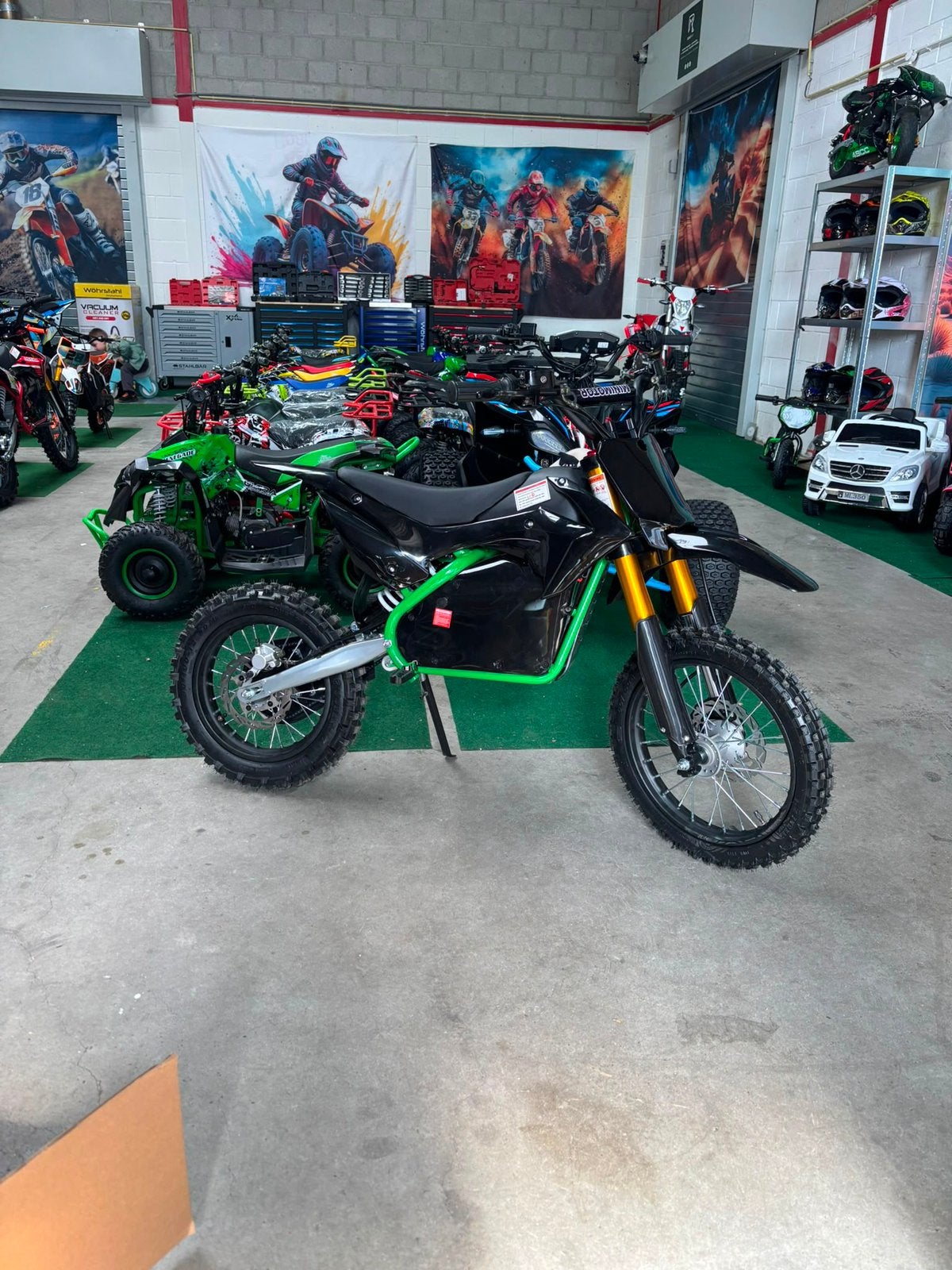 Nieuw Snelle Crosser Groen 2000W 60V 75km/h Op Accu, Kinderen en Baby's, Ophalen of Verzenden, Nieuw