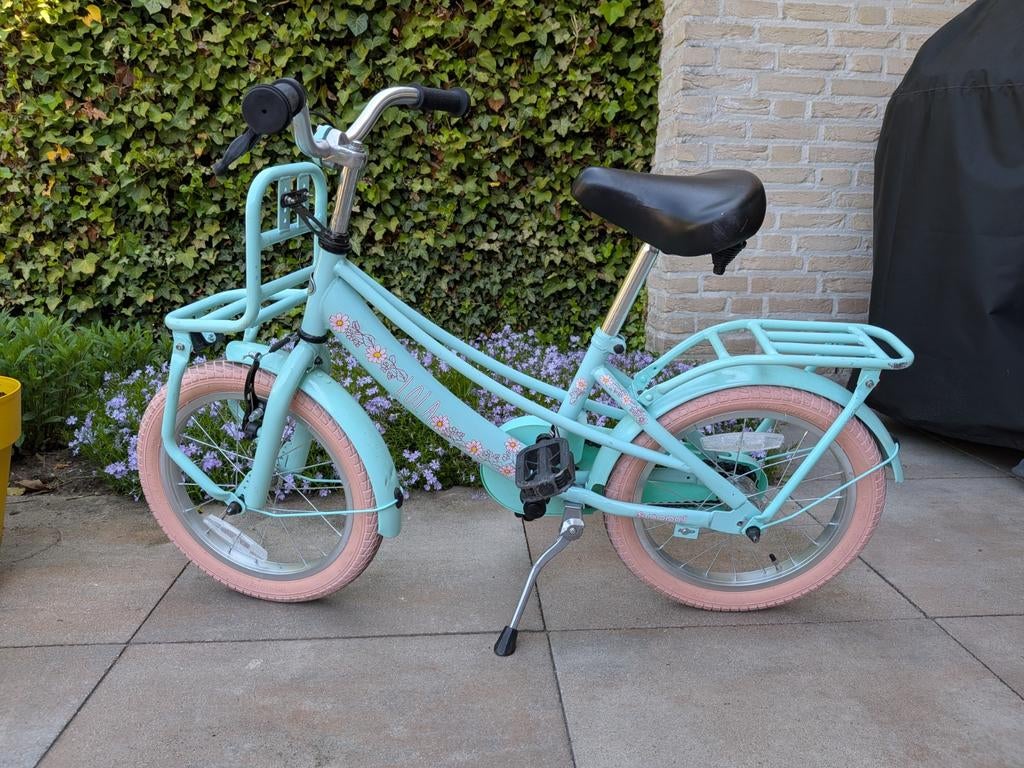 Fiets / meisjes fiets Supersuper Lola 16 inch  Mint Roze, Fietsen en Brommers, Fietsen | Meisjes, Ophalen, Gebruikt, 16 inch