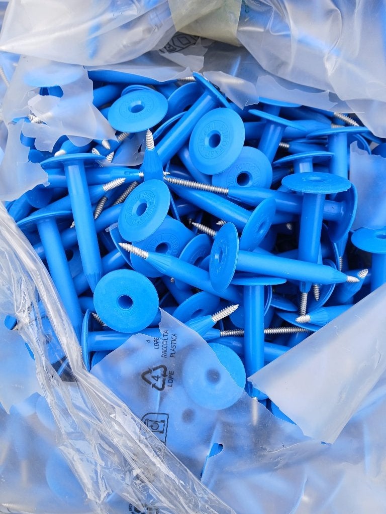 Isolatie Bevestigers – Tules & Schroefcombinaties OPRUIMING, Ophalen, Overige materialen, Blauw, Overige typen