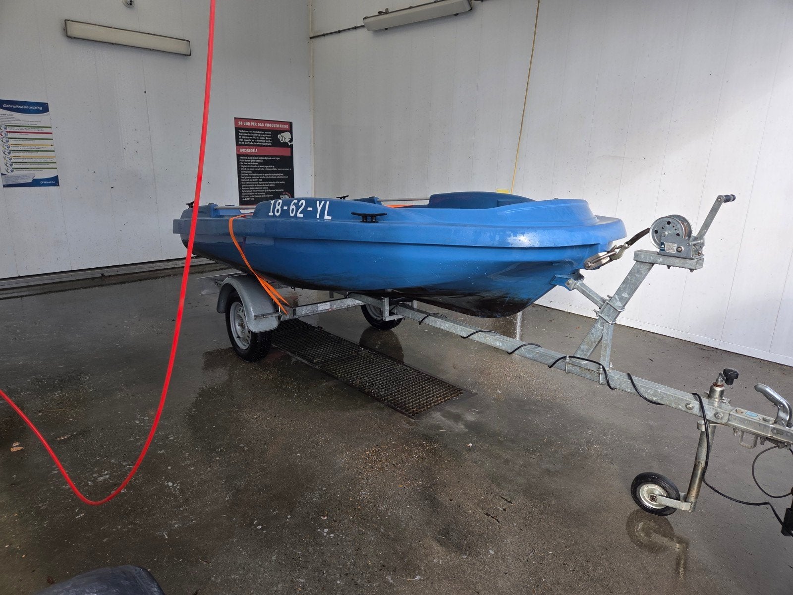 Rigiflex Cap 360 met trailer, Ophalen, Gebruikt, Kunststof