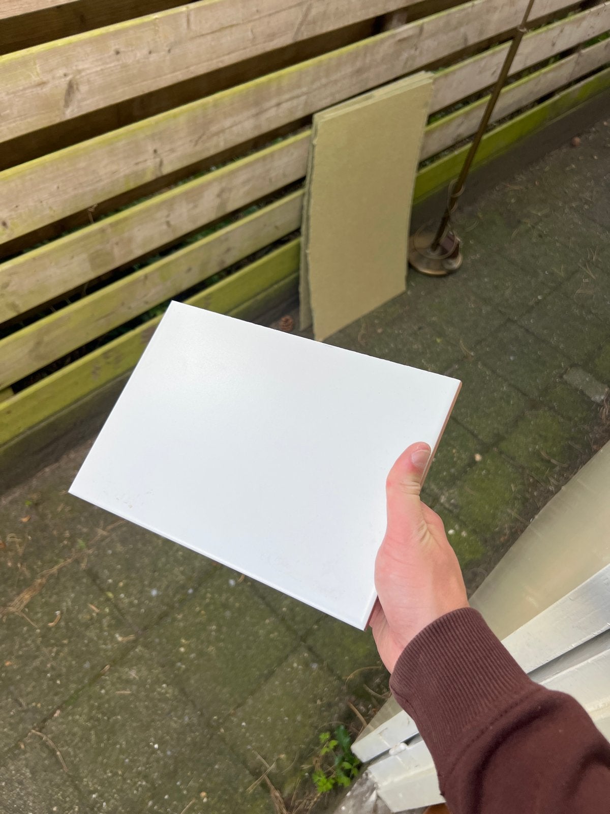 Witte en zwarte tegels, Ophalen, Gebruikt, Keramiek, Minder dan 20 cm