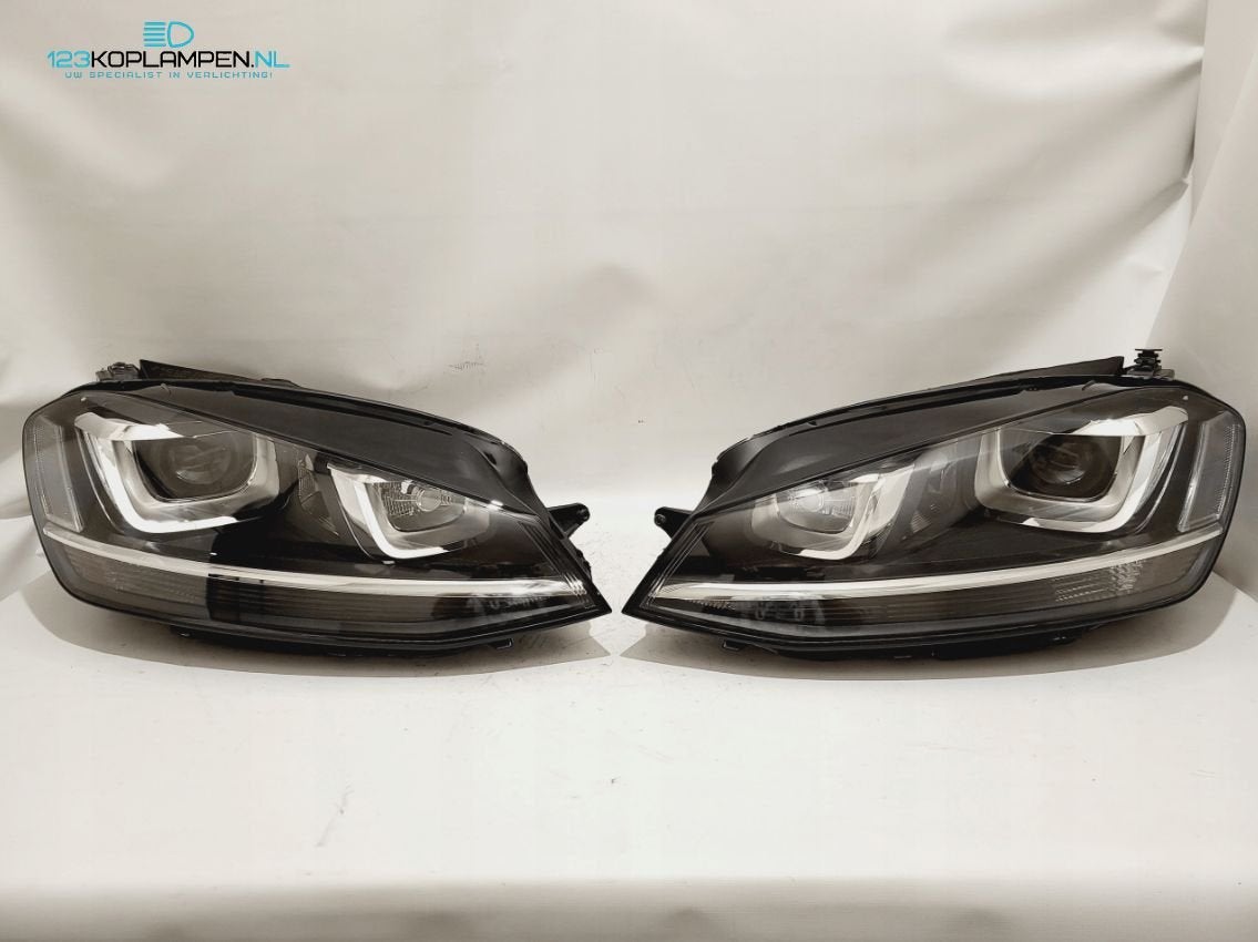 VW Volkswagen Golf 7 Xenon Led 031 032 koplamp koplampen lin, Gebruikt, -, Volkswagen, -