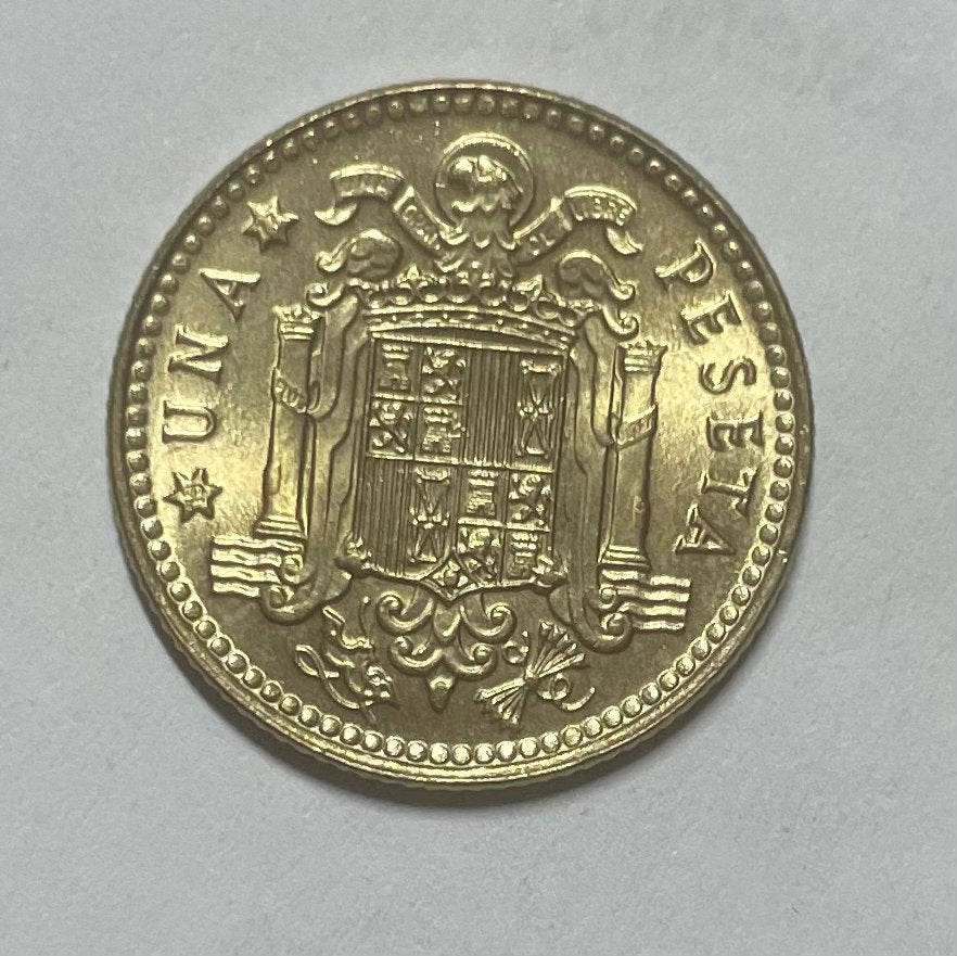 1 peseta Spanje 1975, Ophalen of Verzenden, Overige landen