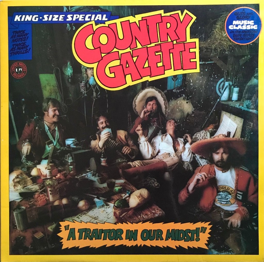 Country Gazette - A Traitor In Our Midst lp, Cd's en Dvd's, Ophalen of Verzenden, Zo goed als nieuw, 12 inch, LP