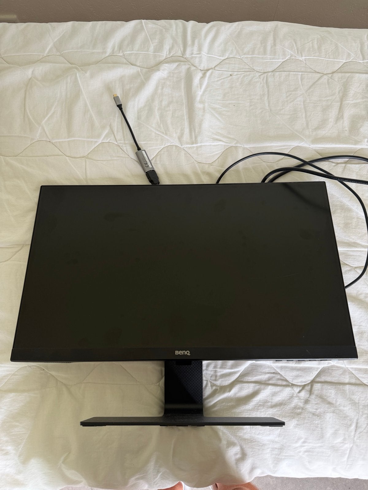 BenQ Monitor 24 inch - Ideaal voor Thuiswerk of Gaming, Computers en Software, Kantelbaar, Full HD, 60 Hz of minder, Ophalen
