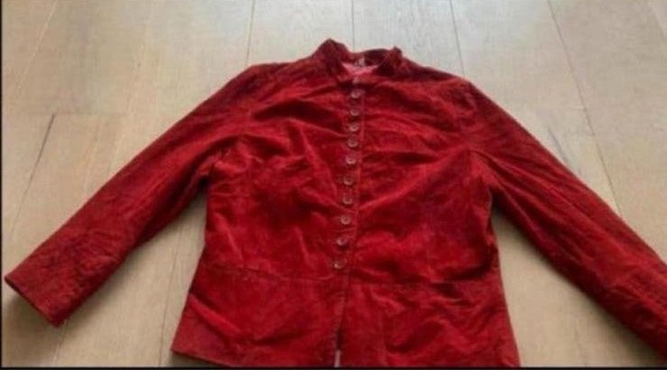 Suede jasje nieuwstaat 42, Maat 42/44 (L), Ophalen of Verzenden, Zo goed als nieuw, Jasje