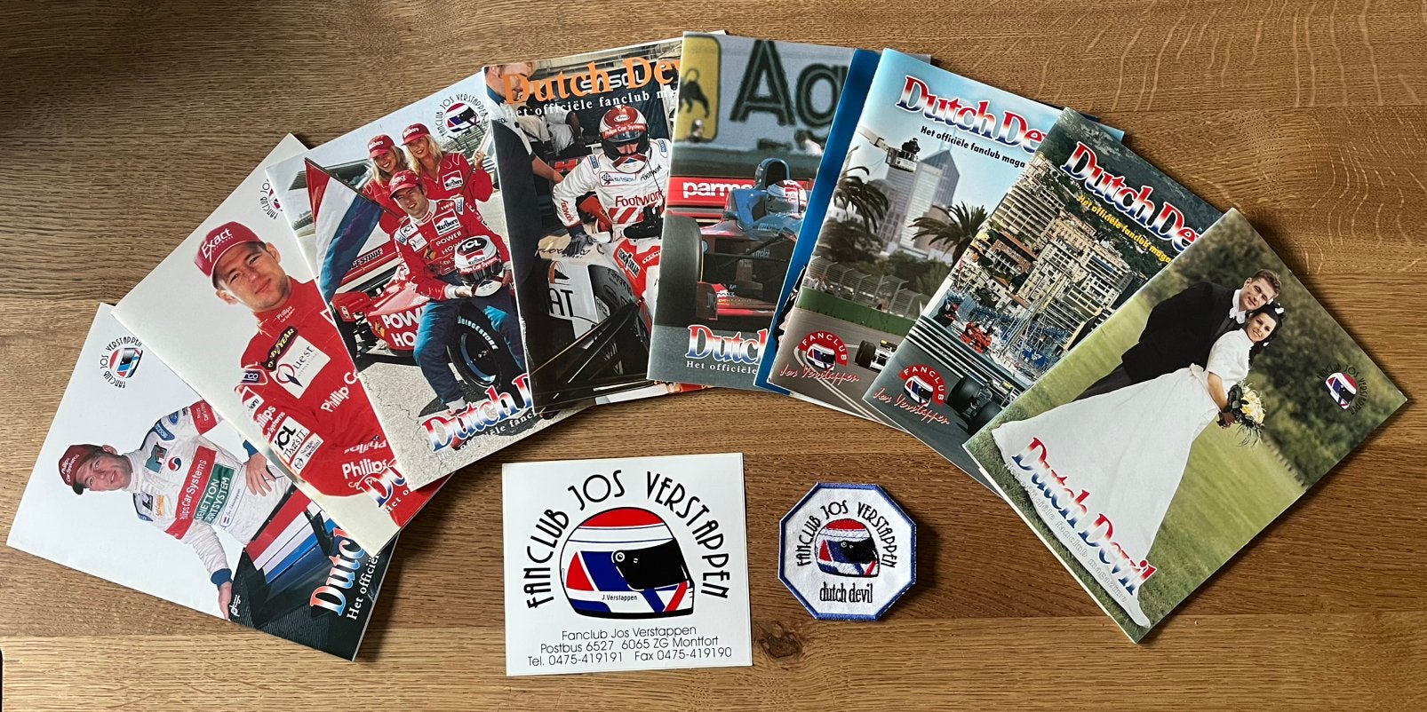 Fanclub magazines van Jos Verstappen 1996, Ophalen of Verzenden, Zo goed als nieuw, Formule 1