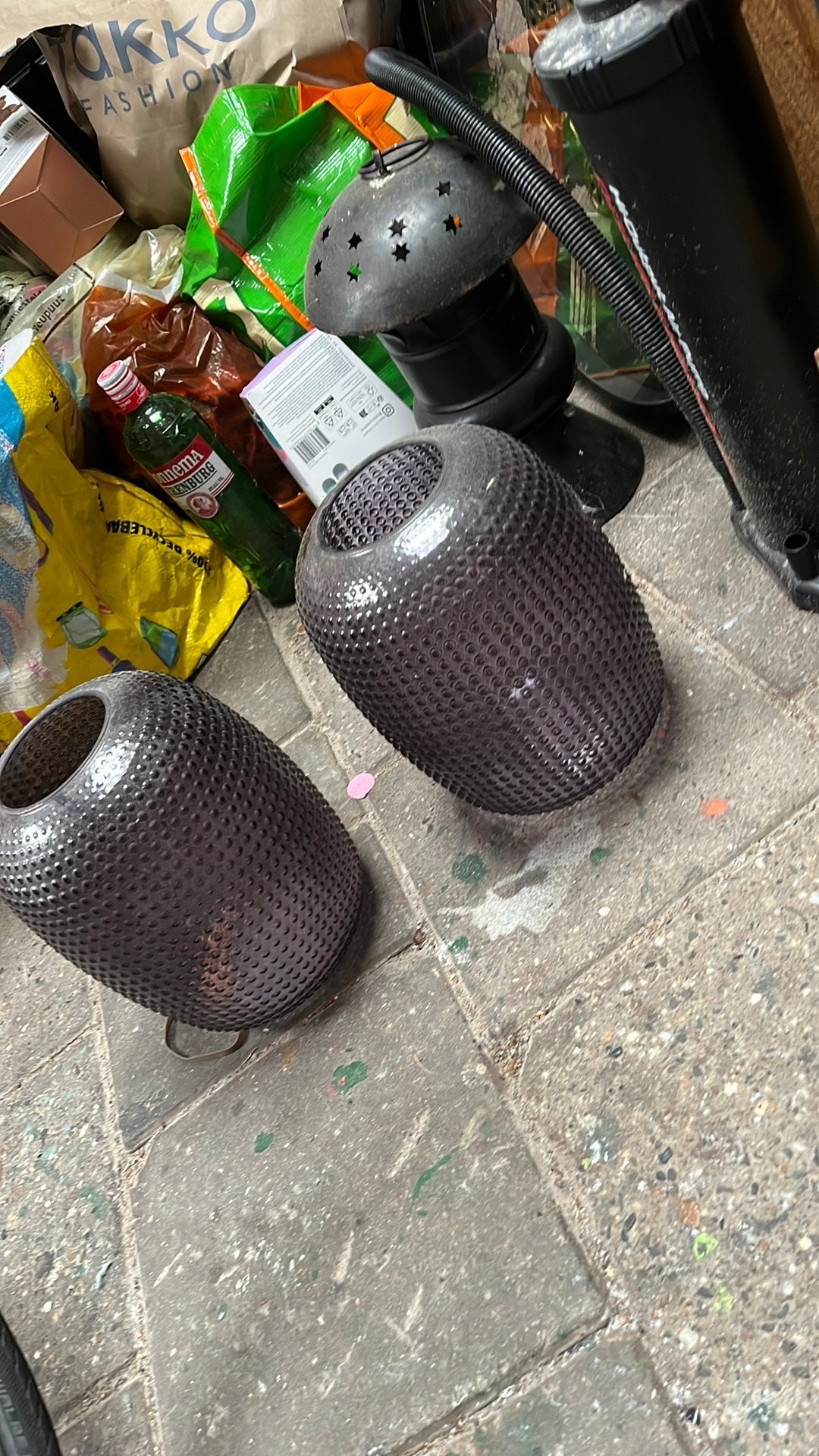 2glazen potten, Ophalen, Zo goed als nieuw