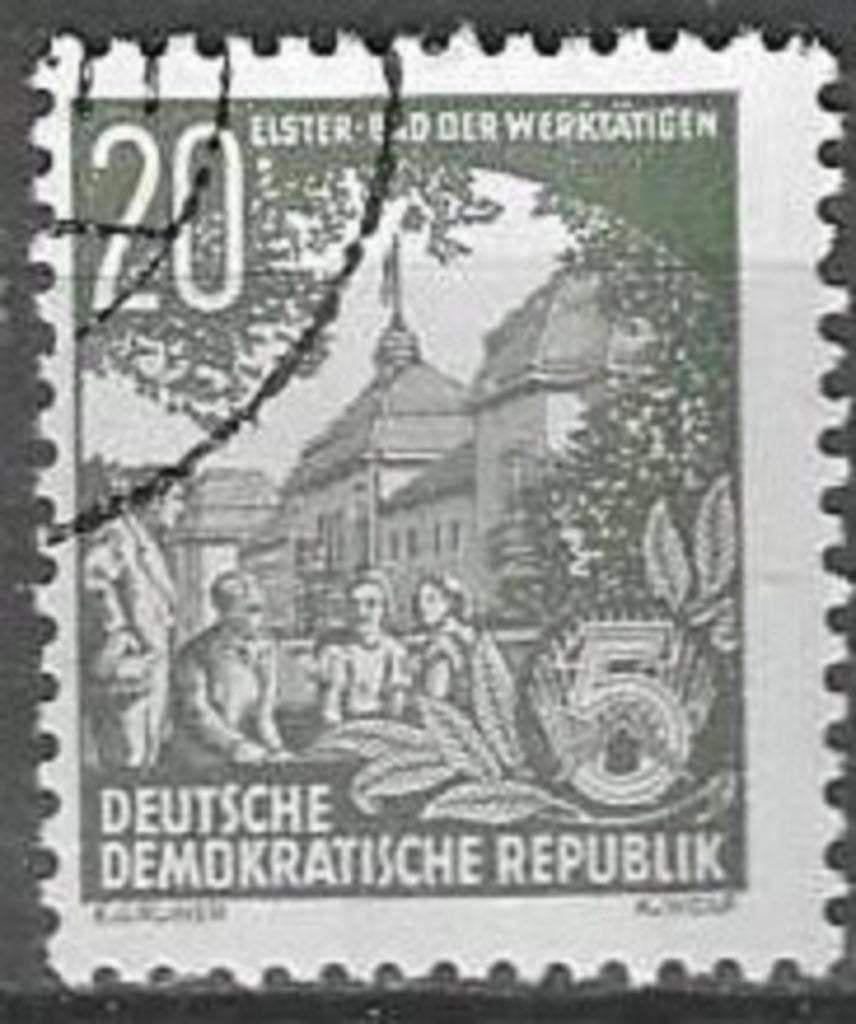 Duitsland DDR 1954 - Yvert 154A - Vijfjarenplan (ST), Verzenden, DDR, Gestempeld