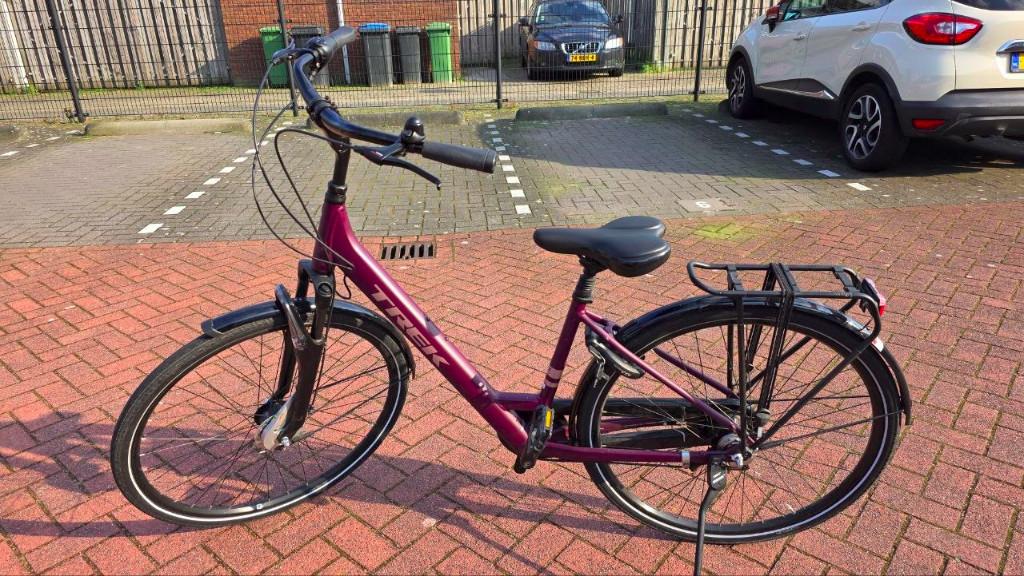 Trek Fiets dames 26inch TopStaat!, Fietsen en Brommers, Fietsen | Dames | Damesfietsen, (Extra) lage instap, 47 tot 50 cm, Zo goed als nieuw
