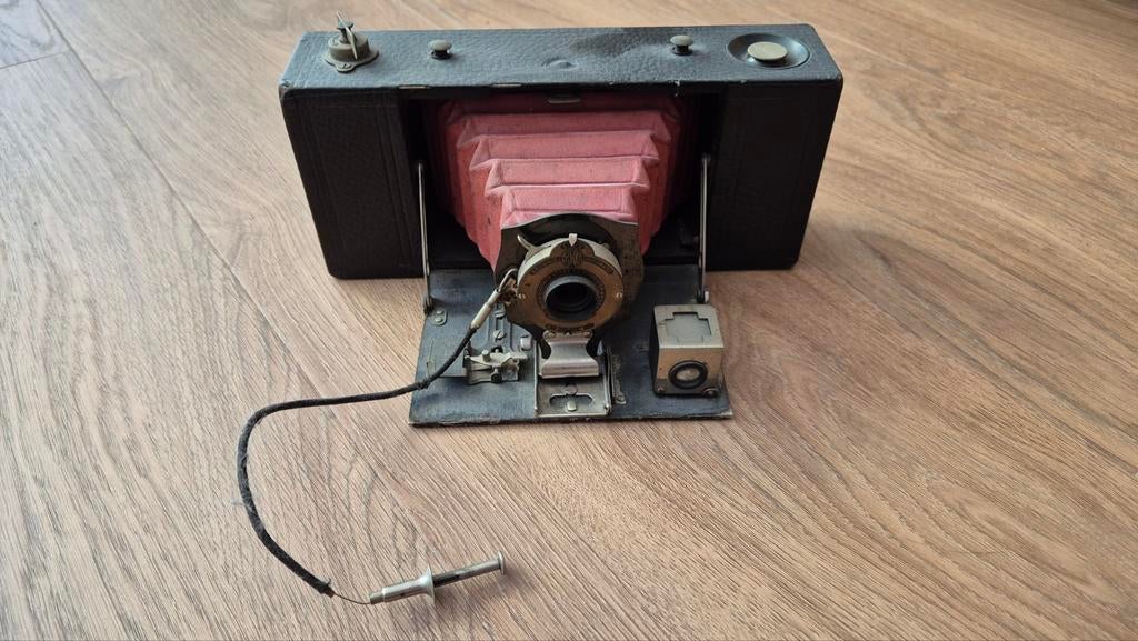 Eastman Kodak Folding Pocket Brownie Camera Model A (1909), Ophalen of Verzenden, Voor 1940, Fototoestel