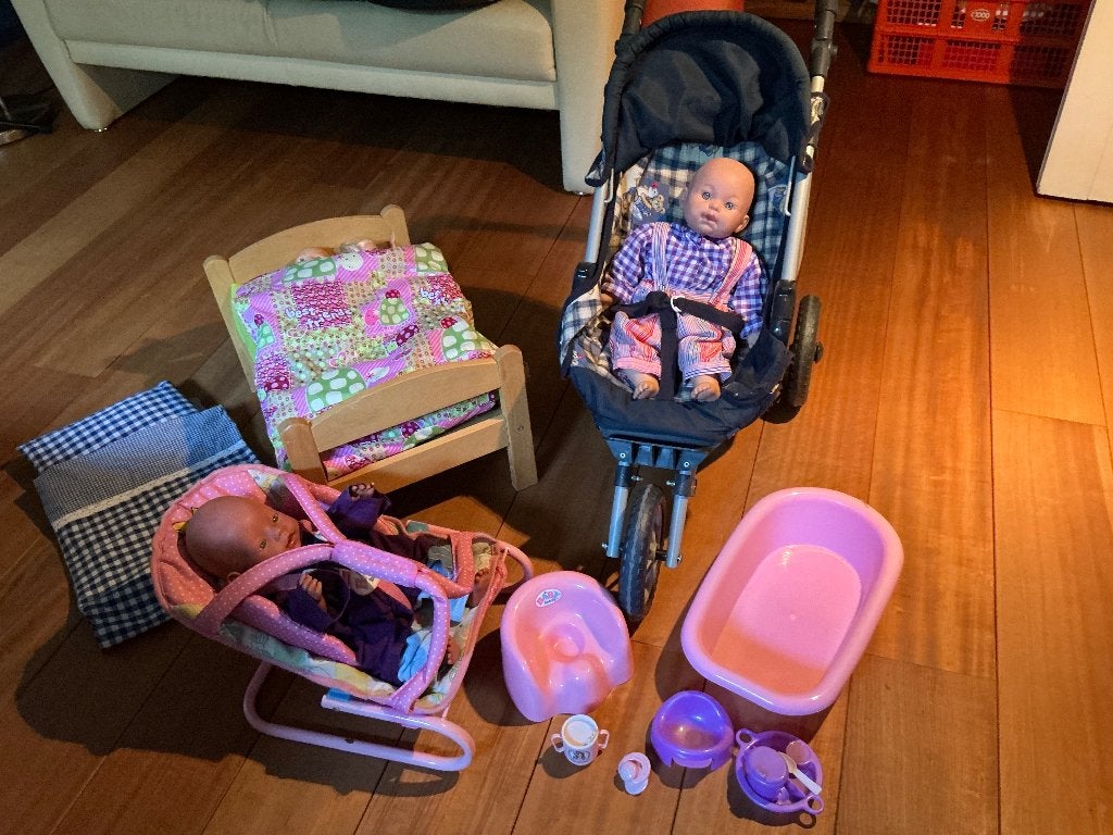 Complete poppenset, Ophalen, Gebruikt, Babypop