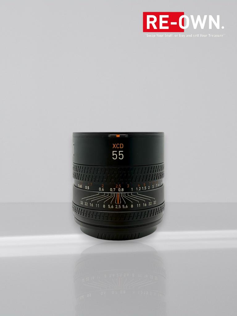 Hasselblad XCD 55mm F2.5 V (topstaat + doos + weinig clicks), Hasselblad, ., Ophalen of Verzenden, Zo goed als nieuw