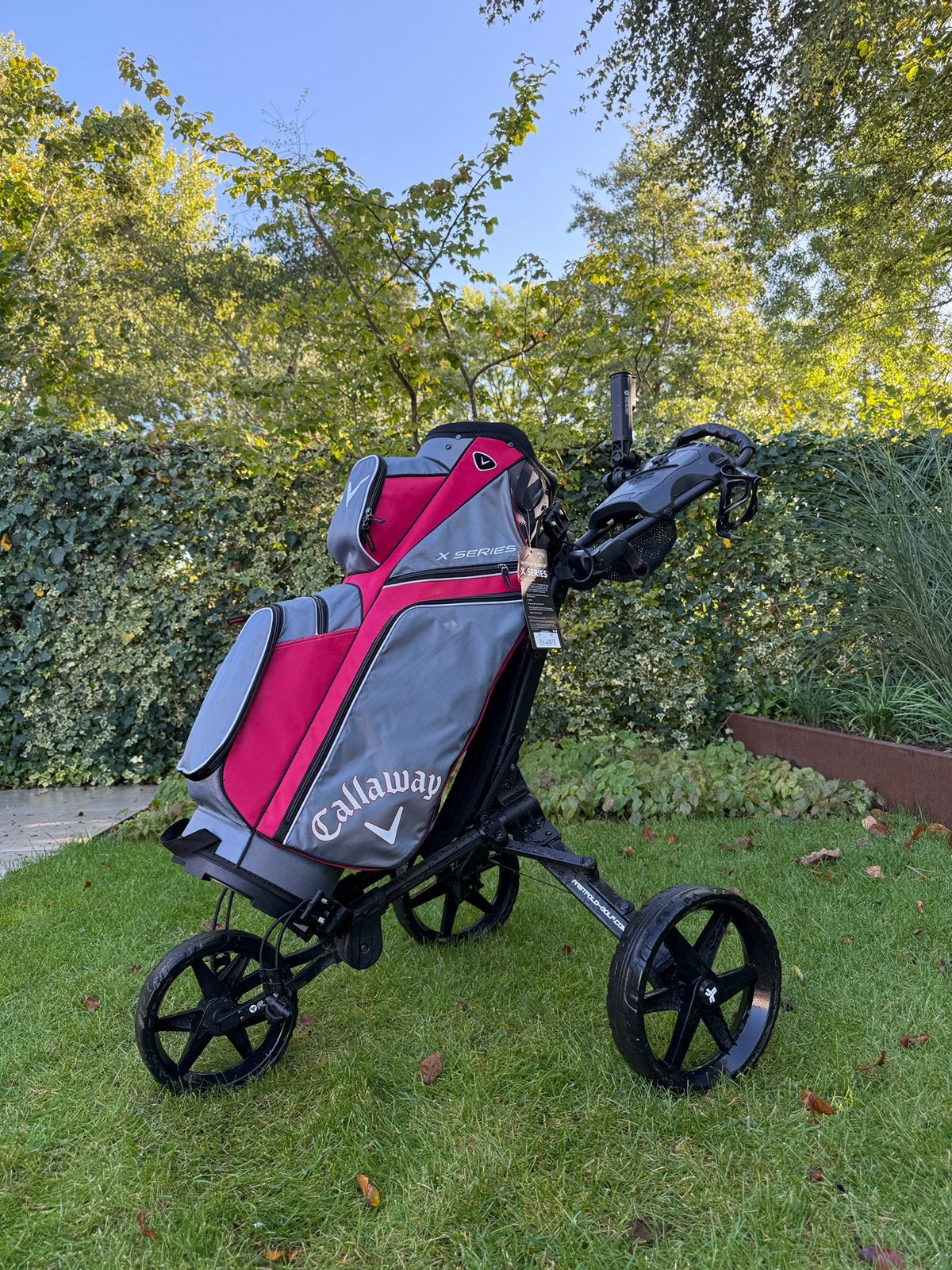 Golf Trolley met Callaway Tas combinatie, Overige merken, Set, Ophalen of Verzenden, A