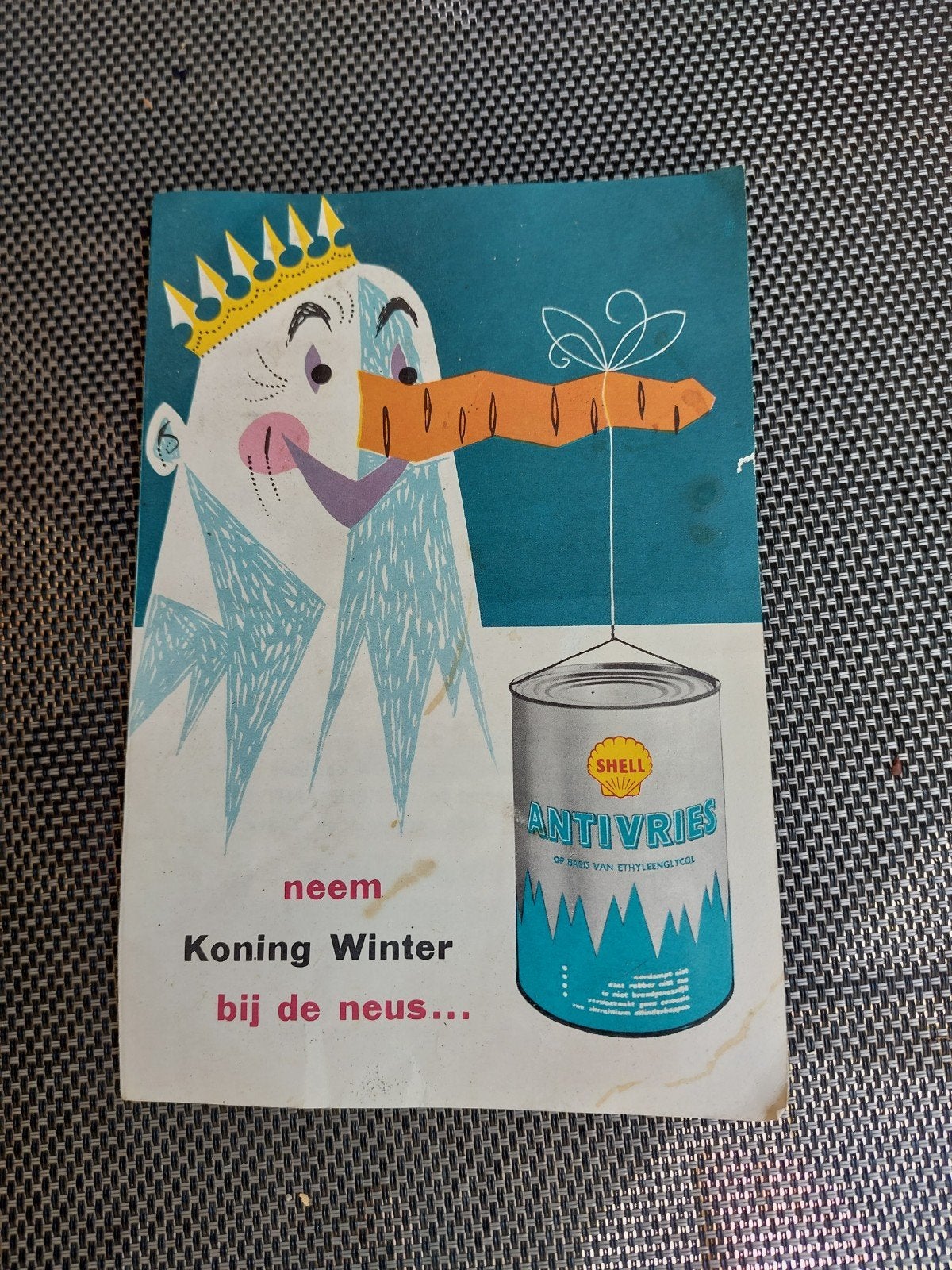 Oude folder Shell antivries, Ophalen of Verzenden