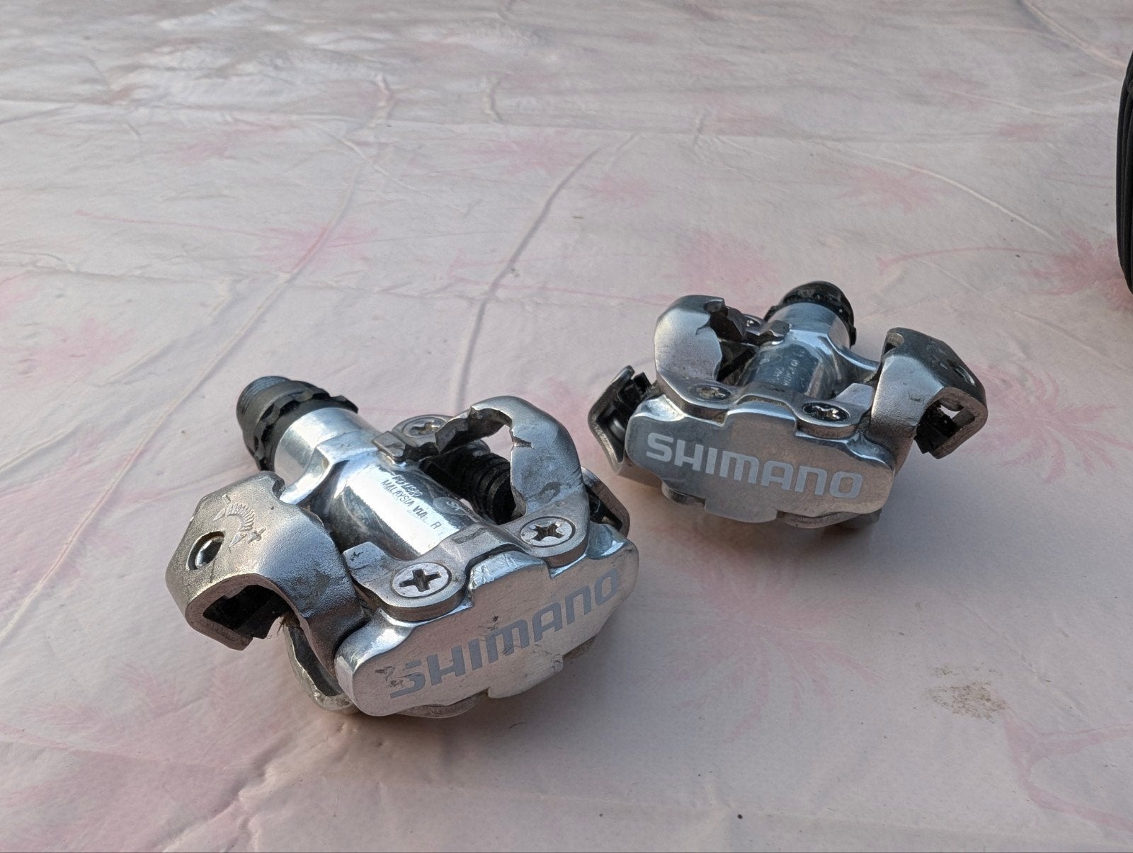 Shimano PD-M520 SPD pedalen - Gebruikt, Fietsen en Brommers, Fietsonderdelen, Gebruikt, Crankstel of Pedalen, Aluminium, Mountainbike