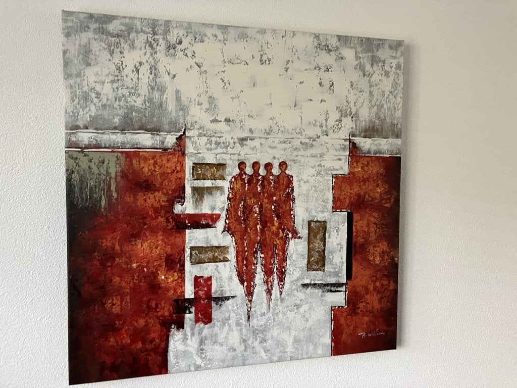 B Williams schilderij modern, Ophalen, Handgeschilderd, Abstract