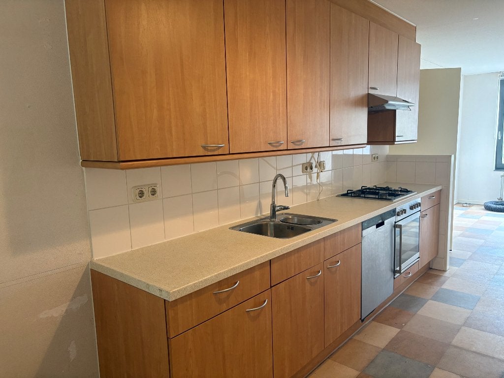 Keuken, Ophalen, Gebruikt, Bruin, Enkelwandige keuken